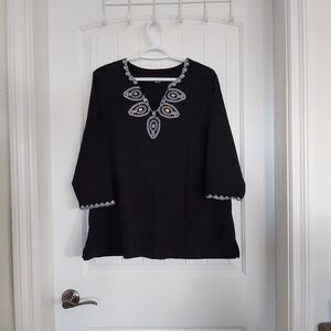 TANJAY EMBELLISHED BLOUSE/B2